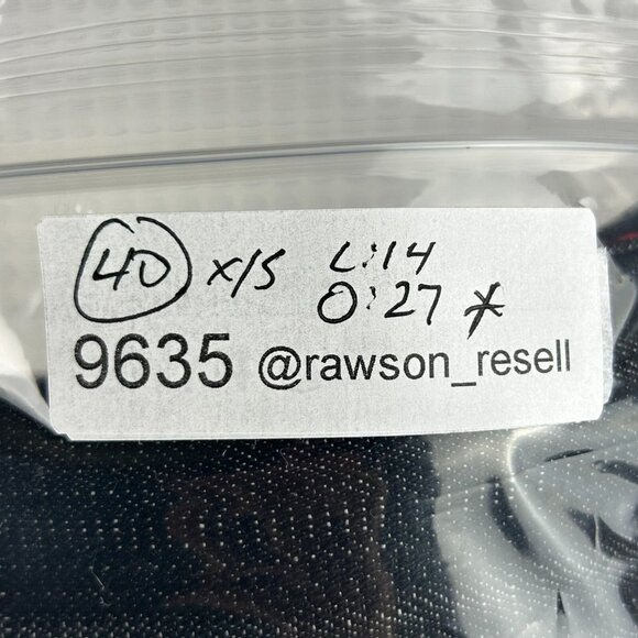 Evolution in Design Black Gothic Skate Shorts 40 Red‎ Stitched Pocket Y2K Punk - Picture 6 of 6